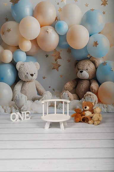Beertjes ballonnen blauw